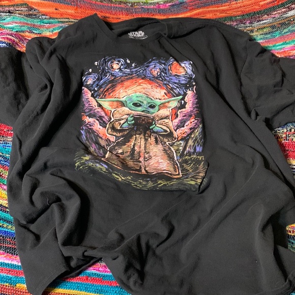 Star Wars Other - Star Wars baby YODA black short sleeve tee size 3X